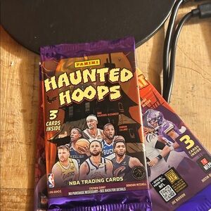 Panini Haunted Hoops NBA Cards - Purple and Orange